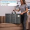 VENO 2 Pack Extra Large Moving Storage Bags with Zippers, Foldable Heavy-Duty Tote for Space Saving, Alternative to Moving Boxes, Packing Supplies, Plastic Storage Bins (Dark Gray, 2 Pack)